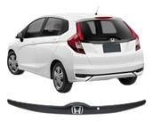 Friso Moldura Régua Tampa Traseira Honda Fit 2014 - 2021 C/ Emblema