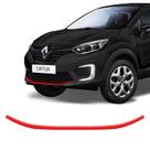 Friso Para-choque Dianteiro Captur Adesivo Vermelho Tuning