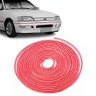Friso parachoque escort 1993 á 1996 vermelho 50 metros colante