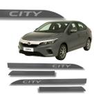 Friso Porta Honda City Original Cinza Magnesium 2015 à 2021 Friso Porta Honda City Original Cinza Magnesium 2015 à 2021