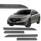 Friso Porta Honda Civic Original Cinza Barium 2021 à 2026 Friso Porta Honda Civic Original Cinza Barium 2021 à 2026