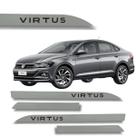 Friso Porta Lateral Vw Virtus Prata Tungstênio 2009 até 2022 Friso Porta Lateral Vw Virtus Prata Tungstênio 2009 até 2022