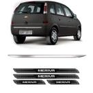 Friso Porta-malas Chevrolet Meriva + Kit Soleira Protetora