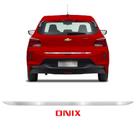 Friso Porta Malas Cromado Onix 2020/2022 + Emblema Vermelho