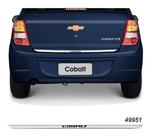 Friso Porta Malas Gm Cobalt 2012 A 2018 Cromado Com Grafia