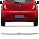 Friso Porta Malas Nissan March 12 A 18 Cromado Com Grafia
