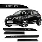 Friso Porta Nissan Kicks Original Preto Premium 2019 à 2023