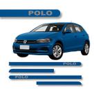 Friso Porta Ponta Redonda Vw Polo Azul Biscay 2008 até 2025