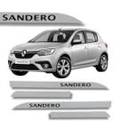 Friso Porta Renault Sandero Original Prata Etoile 2010 à 2024