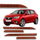 Friso Porta Renault Sandero Original Vermelho Vivo 2015 à 2022