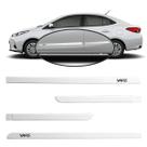 Friso Porta Toyota Yaris Original Branco Lunar 2020 à 2023
