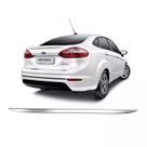 Friso Traseira Porta Malas Cromado Resinado New Fiesta Sedan