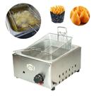 Fritadeira 100% Inox a Gás 1 cuba 5 Litros