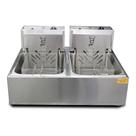 fritadeira 2 cuba 10 lts profissional ribeiros inox
