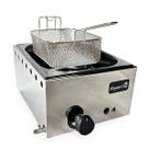 Fritadeira a Gás 5 Litros Domestica Cuba Esmaltada FryerChef