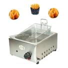 Fritadeira a gás Inox 1 cuba 5 Litros