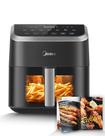 Fritadeira Air Fidea 5,5 L com janela transparente Heatexpress 9 Menus