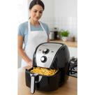 Fritadeira Air Fryer 6L 1900W - Cesto Quadrado, Saudável