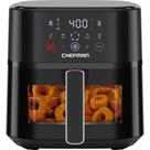 Fritadeira Air Fryer Chefman 6L Hi-Fry Technology 1700W preta Fritadeira Air Fryer Chefman 6L Hi-Fry Technology 1700W preta
