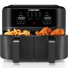 Fritadeira Air Fryer Chefman TurboFry Touch Dual com cesto duplo