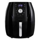 Fritadeira Air Fryer CRUX 6 Qt Digital com frigideira antiaderente preta
