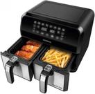 Fritadeira Air Fryer Dual Duplo Cesto 8l Mondial 2200w - Afd-01-bi Preto 220v