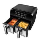 Fritadeira Air Fryer Dual Duplo Cesto 8L Mondial AFD-01-BI 127V