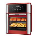 Fritadeira Air Fryer Forno Oven 12L Mondial Vermelho Inox 2000W AFON12LRI