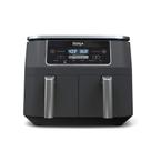 Fritadeira Air Fryer Ninja DZ201 Foodi 8 litros 6 em 1 DualZone Cinza