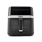 Fritadeira Air Fryer Oster Digital de 6 litros com janela, 10 predefinições - preta