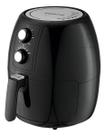 Fritadeira AirFryer Elétrica Sem Óleo Panela 3,6 Litros 1400W Timer Preto 110V Agratto Supremma