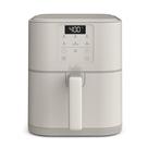 Fritadeira de ar comprimido BELLA Slim 6 Qt EverGood Ceramic Oatmilk