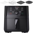 Fritadeira de ar comprimido Instant Pot Vortex 5.7QT com acessórios pretos
