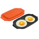 Fritadeira de ovos de microondas MACONEE Cooker & Poacher para 2 ovos Fritadeira de ovos de microondas MACONEE Cooker & Poacher para 2 ovos