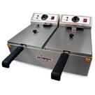 Fritadeira Elétrica 220v Dupla Aço Inox 2 Cubas de 5 Litros FED 20 N Fritador Duplo - SKYMSEN