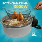 Fritadeira Elétrica 5 Litros Tacho Aço Inoxidável Profissional JBC Eletro
