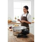 Fritadeira Elétrica 5L Tacho Inox 1600W Prata