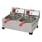 Fritadeira Elétrica 6L 2 Cubas Inox 3000W Marchesoni FT.1.622.ST 220v