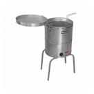 Fritadeira Elétrica Água e Óleo Metvisa 5000W 38 Litros Inox FIE.20 220v