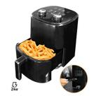 Fritadeira Elétrica Air Fryer 4L 24v 250w Para caminhão