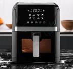 Fritadeira Elétrica Air Fryer Digital Touch 8 Litros 110V/220V 1600W Com Sensor de Abertura Linha Premium