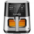 Fritadeira Elétrica Air Fryer Pro Home Style PRO, 100% Digital, Com Visor, 8L, 110V, Preto e Inox, PH-AF-SP1700WS8LS110D