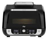 Fritadeira Elétrica Air Fryer WAP Cozinha Barbecue com Painel Digital e 12 Funções Preto e Cinza 127V