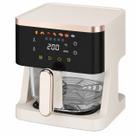 Fritadeira Elétrica Airfryer Gourmet Family 1350w 6L Cor Preto Visor Vidro Forno Fritar Sem Óleo Tou