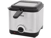 Fritadeira Elétrica com Óleo Philco - Deep Fry Inox Preta 1,8L