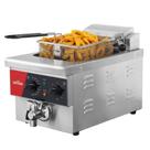 Fritadeira Elétrica Crosson 6L 1800W 120V Comercial com Timer