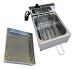 Fritadeira Elétrica Cuba Inox 7 Litros Com Escorredor M Fritadeira Elétrica Cuba Inox 7 Litros Com Escorredor M