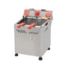 Fritadeira Elétrica de Mesa Água e Óleo 25L 1 Cuba Inox 5000W Marchesoni FT.2.252 220v