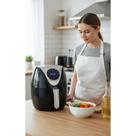 Fritadeira Elétrica Digital 3,5L 1500W Preto - Saúde e Prati