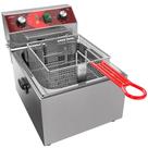 Fritadeira Elétrica EGGKITPO 10 L 1800 W 120 V com Timer em Aço Inoxidável
